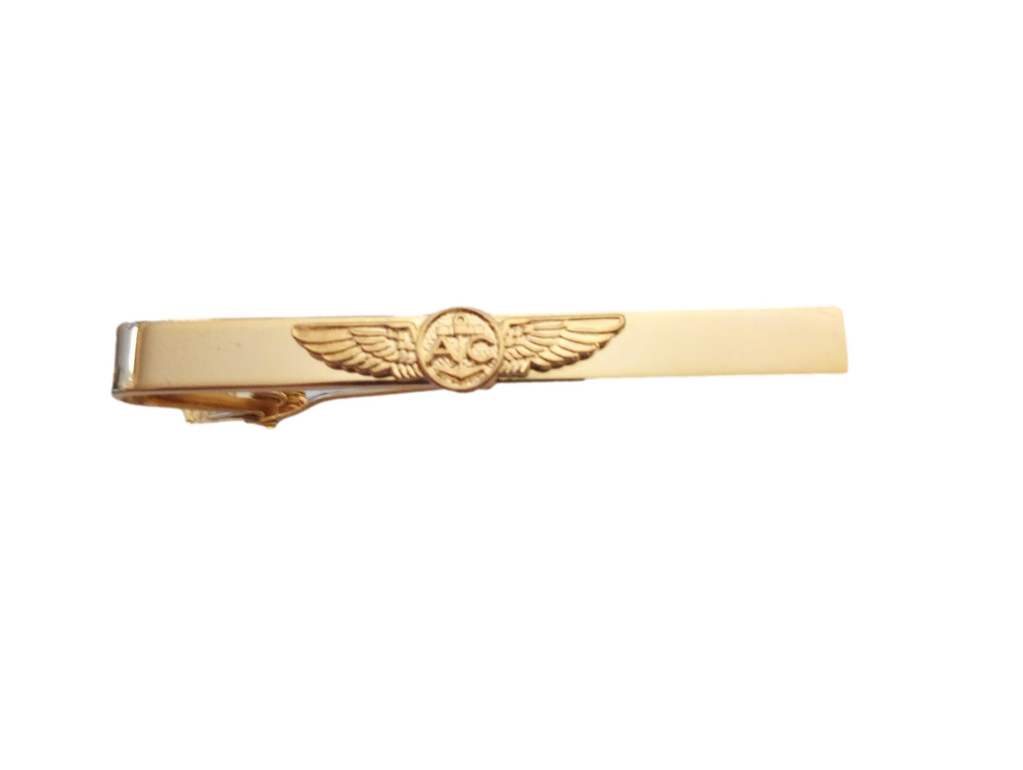 U.S MILITARY NAVY TIE BAR TIE TAC  NAVAL AVIATION AIR CREW WINGS CLIP ON