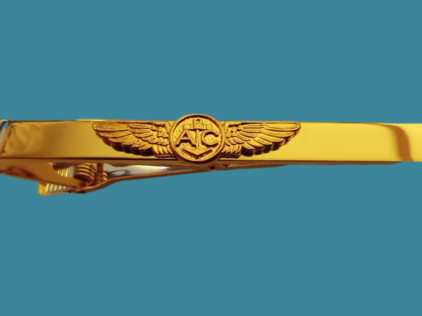 U.S MILITARY NAVY TIE BAR TIE TAC  NAVAL AVIATION AIR CREW WINGS CLIP ON