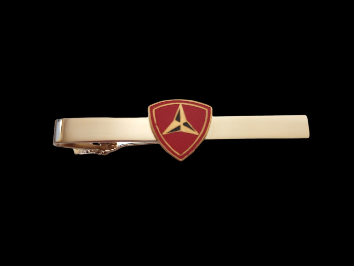 U.S MILITARY 3rd MARINE CORPS TIE BAR OR TIE TAC CLIP ON TYPE USMC INSIGNIA