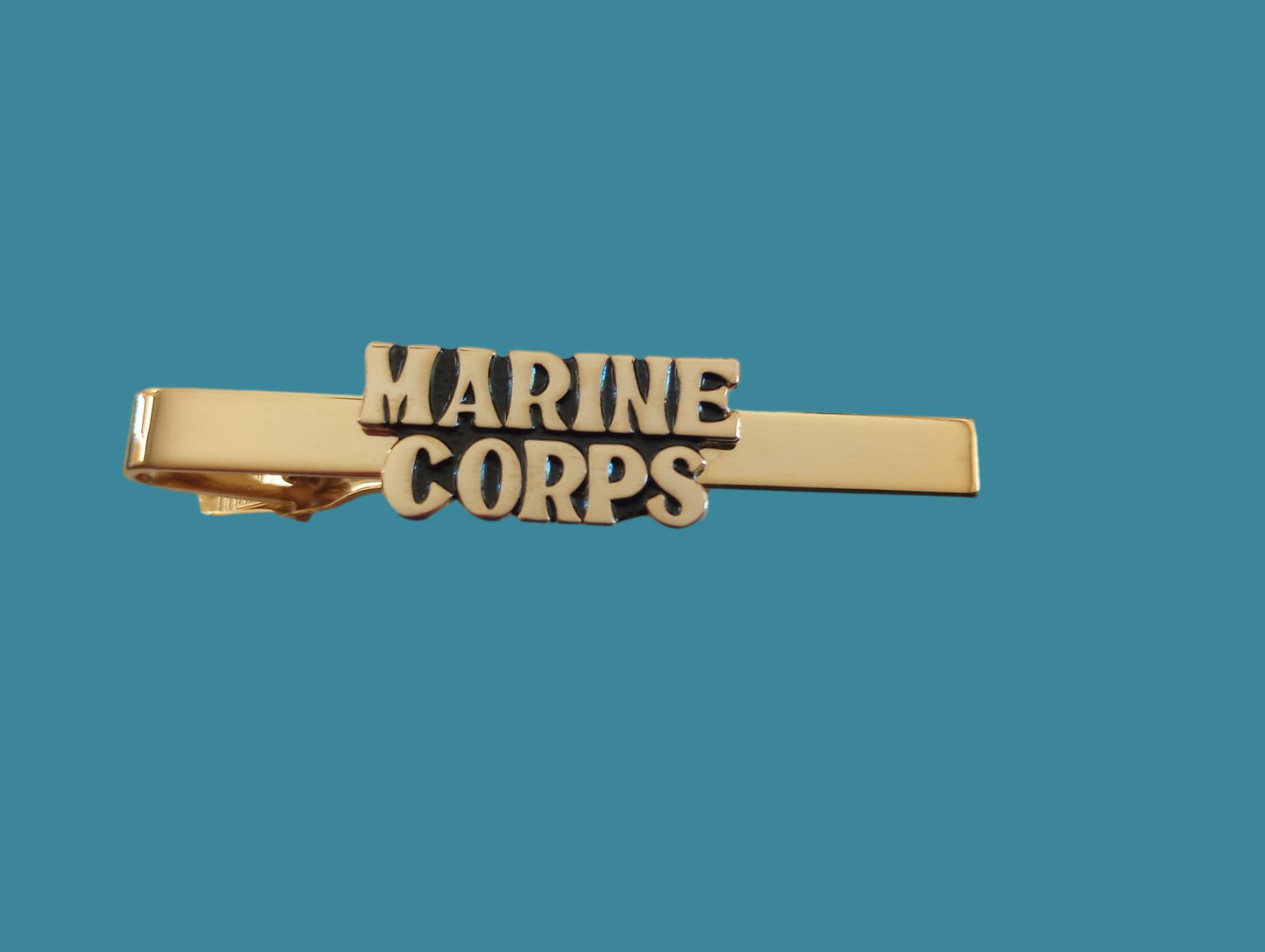 U.S MILITARY MARINE CORPS TIE BAR TIE TAC OFFICIAL MARINE CORPS PRODUCT U.S MADE