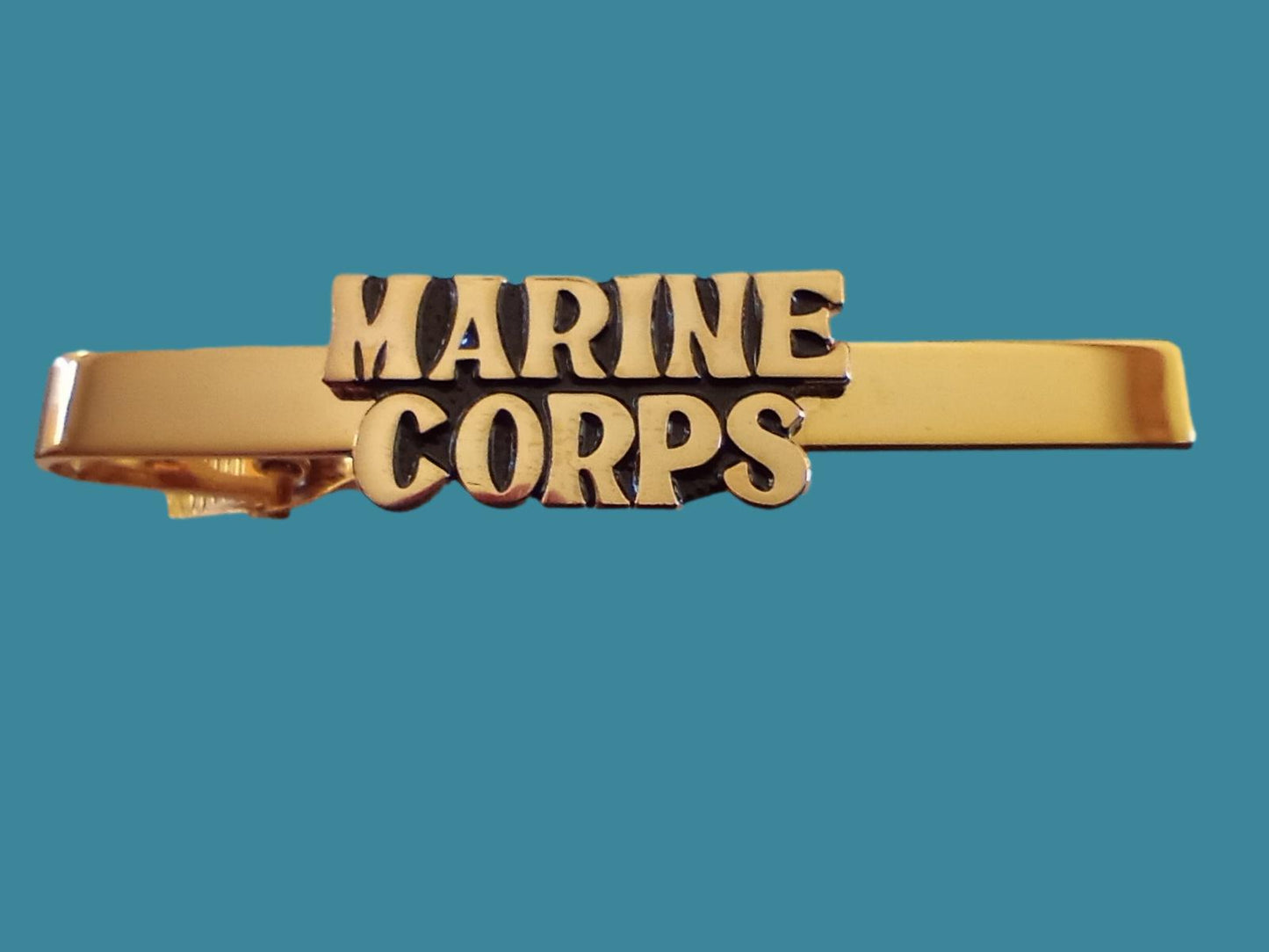 U.S MILITARY MARINE CORPS TIE BAR TIE TAC OFFICIAL MARINE CORPS PRODUCT U.S MADE