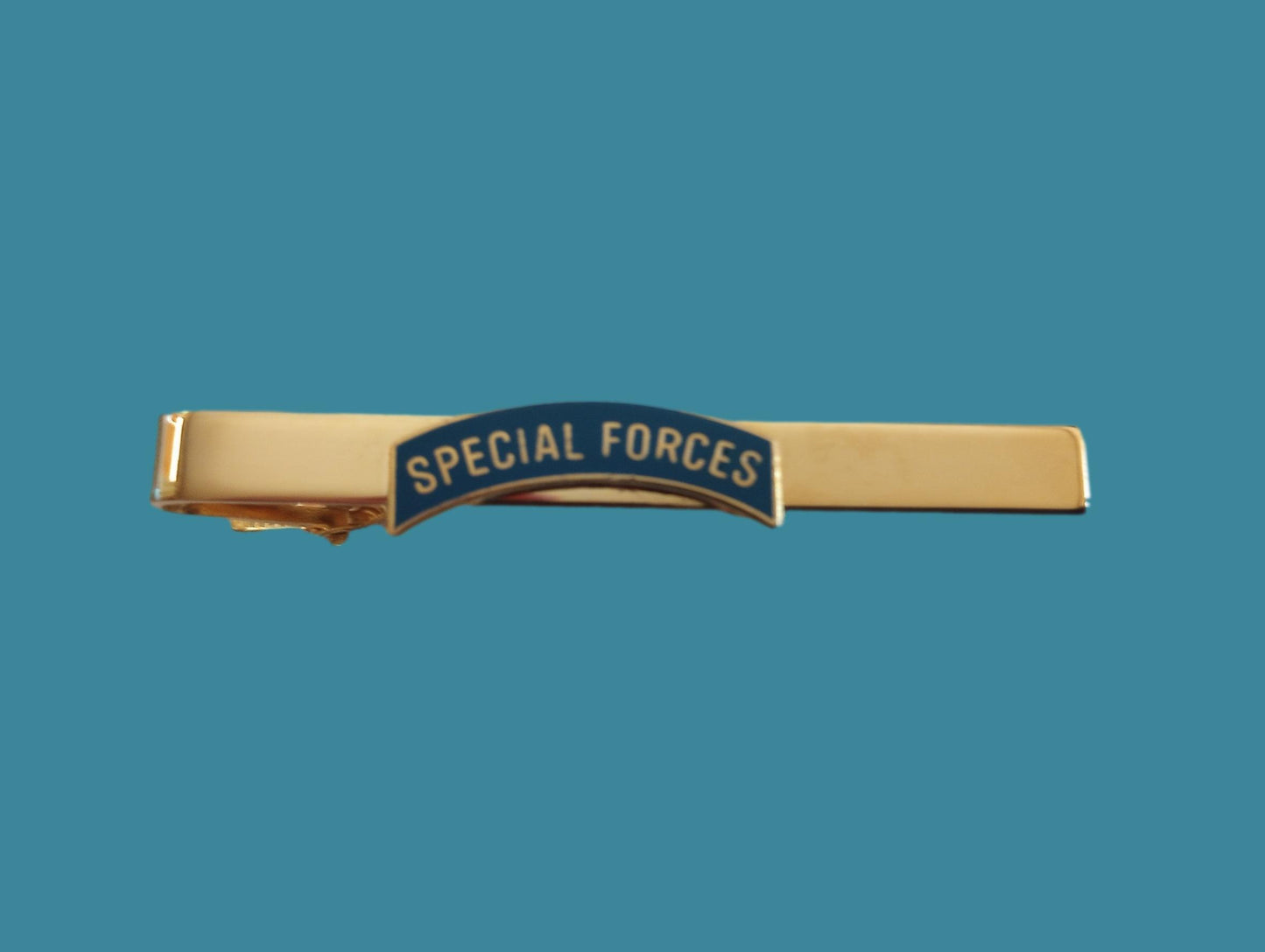 U.S MILITARY ARMY SPECIAL FORCES TIE BAR TIE TAC  CLIP ON U.S.A MADE