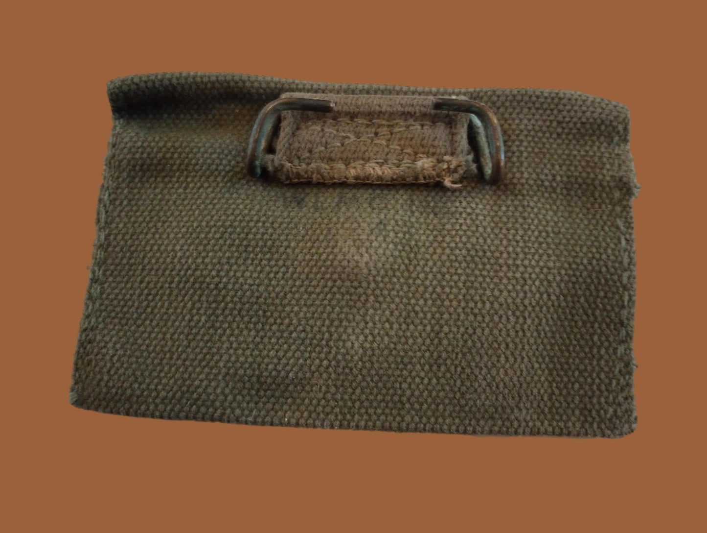 WWII FIRST AID POUCH OD GENUINE ISSUE CARLISLE BANDAGE CASE ONLY