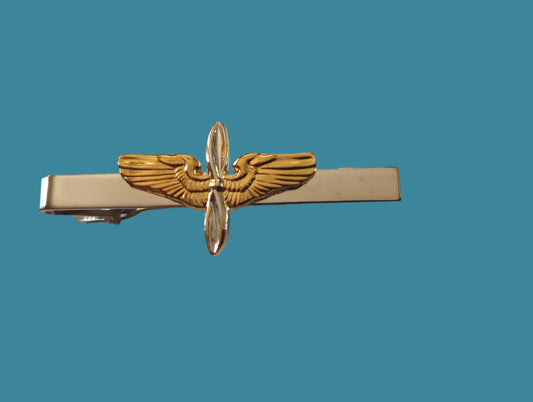 U.S MILITARY AVIATION CADET ARMY AIR FORCE TIE BAR TIE TAC CLIP ON U.S.A MADE