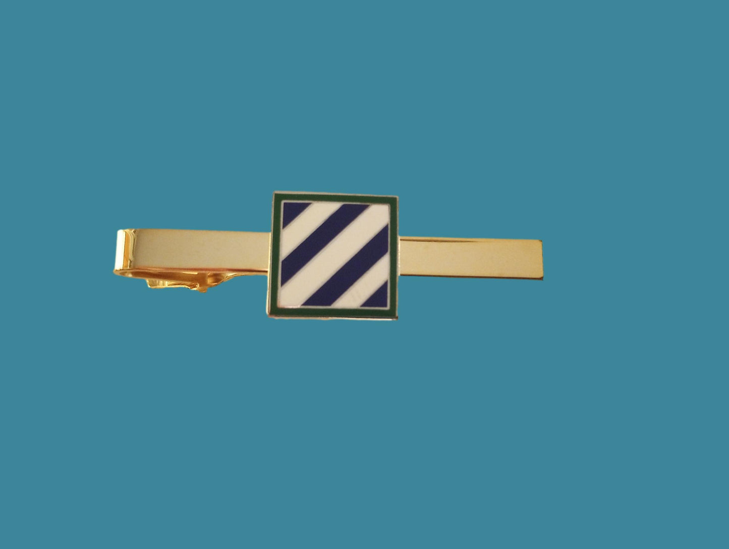 U.S MILITARY U.S ARMY 3rd INFANTRY TIE BAR OR TIE TAC CLIP ON TYPE U.S.A MADE