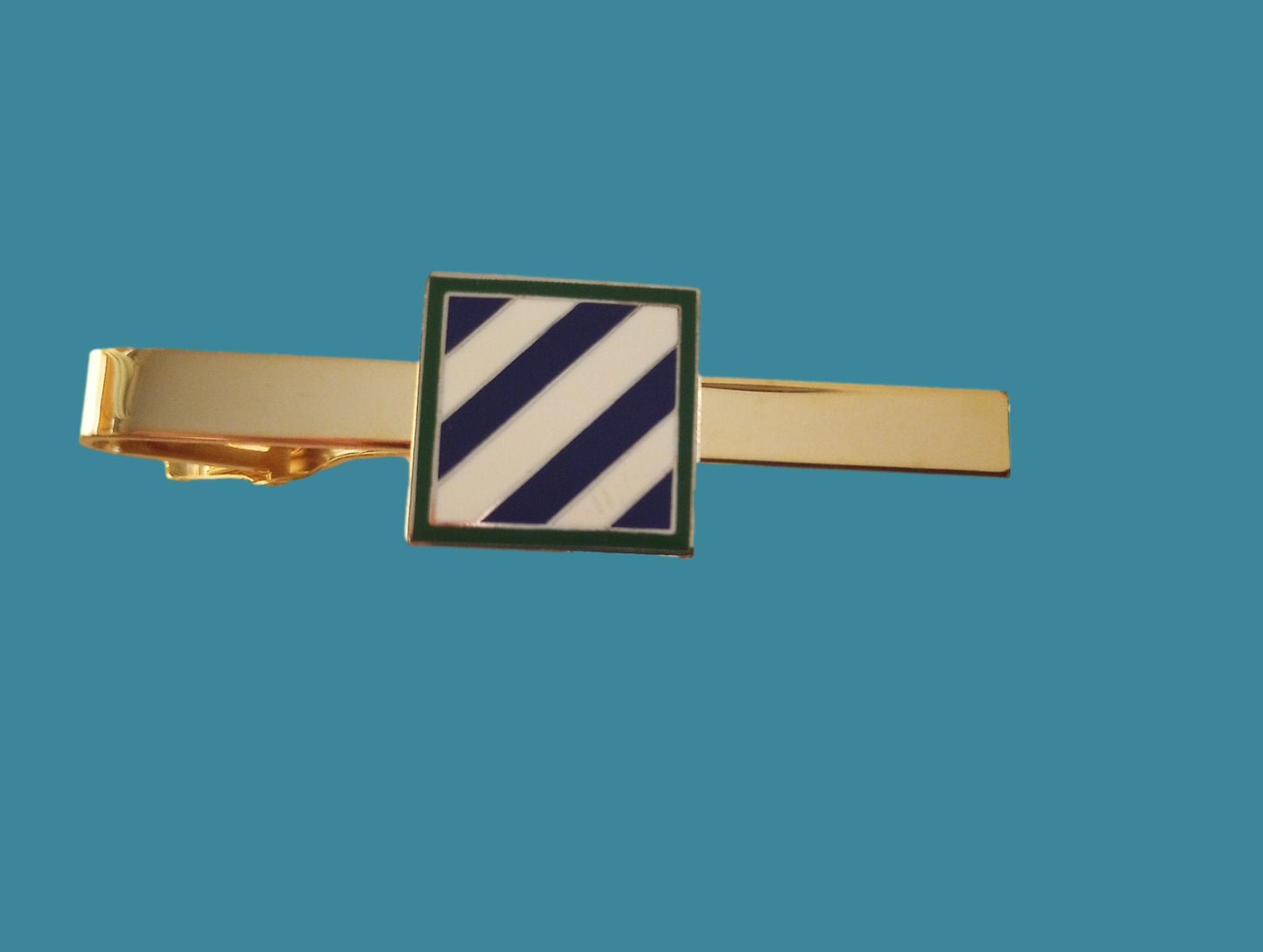 U.S MILITARY U.S ARMY 3rd INFANTRY TIE BAR OR TIE TAC CLIP ON TYPE U.S.A MADE