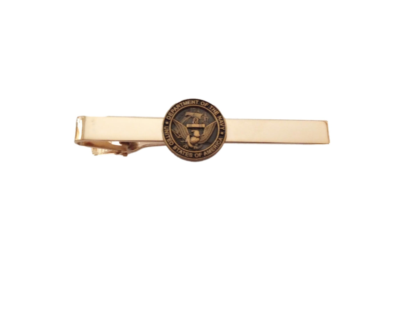 U.S MILITARY NAVY DEPARTMENT OF THE NAVY TIE BAR TIE TAC U.S MILITARY U.S.A MADE