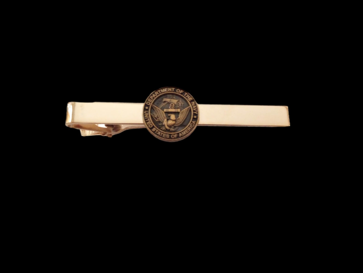 U.S MILITARY NAVY DEPARTMENT OF THE NAVY TIE BAR TIE TAC U.S MILITARY U.S.A MADE