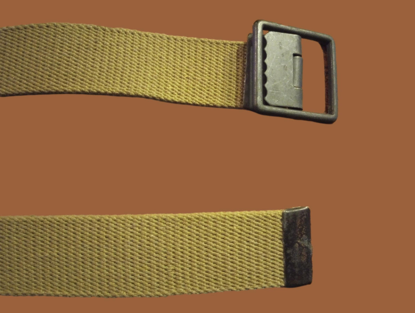 WWII MARINE CORPS USMC DEMOLITION BELT OR M1 CARBINE CLIP POUCH BELT 5 SNAP