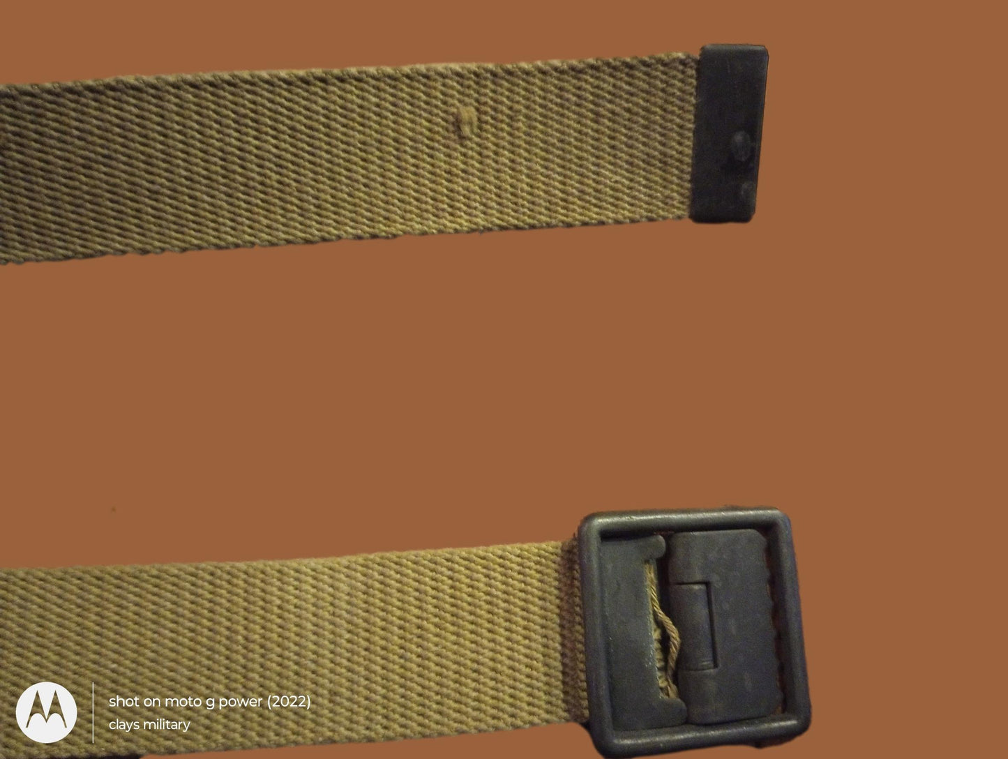 WWII MARINE CORPS USMC DEMOLITION BELT OR M1 CARBINE CLIP POUCH BELT 5 SNAP