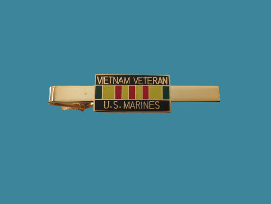 U.S MILITARY MARINE CORPS VIETNAM VETERAN TIE BAR OR TIE TAC CLIP ON TYPE USMC