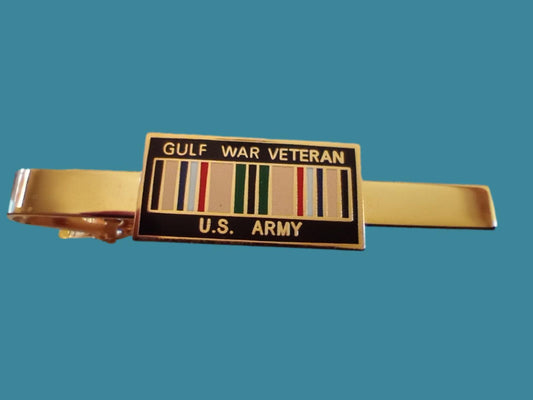 U.S MILITARY ARMY GULF WAR VETERAN TIE BAR OR TIE TAC U.S.A MADE