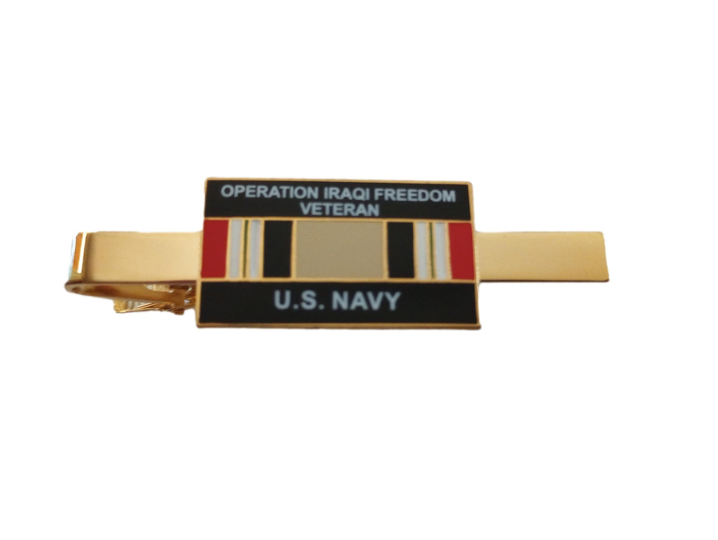 U.S MILITARY NAVY OPERATION IRAQI FREEDOM OIF IRAQ VETERAN TIE BAR OR TIE TAC