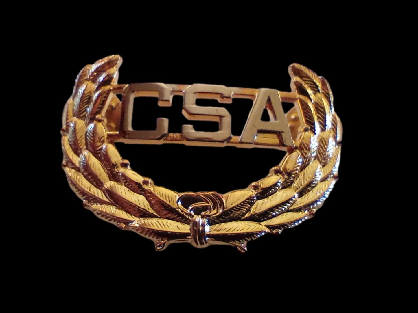 U.S CIVIL WAR C.S.A CAP BADGE INSIGNIA HAT PIN CSA CONFEDERATE STATES OF AMERICA