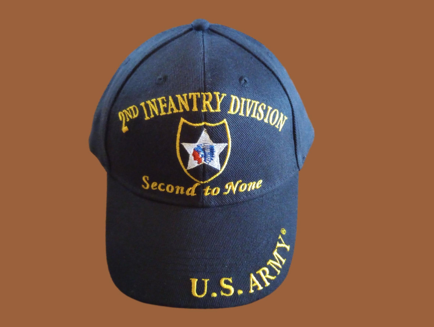 U.S Military Army 2nd Infantry Embroidered Baseball Hat U.S Army Licensed Cap