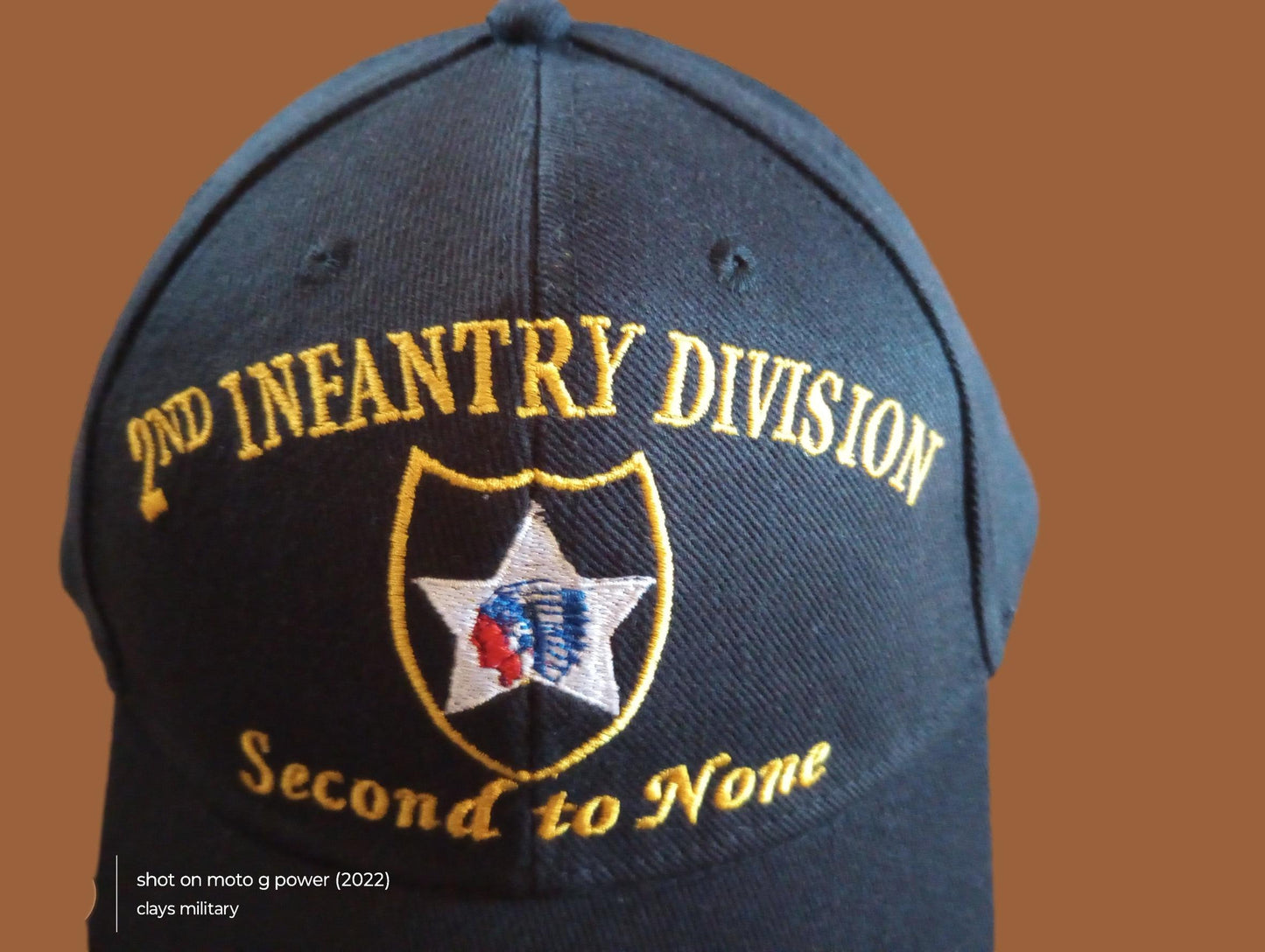 U.S Military Army 2nd Infantry Embroidered Baseball Hat U.S Army Licensed Cap