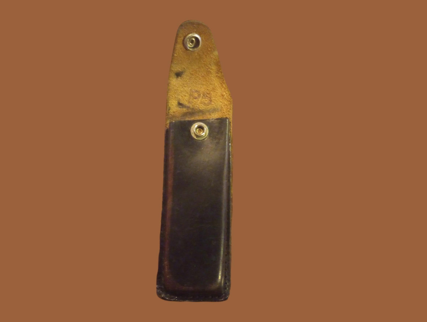 German Walther Magazine Pouch P-38 Black Leather P-5 Police 9 mm 8 Round Genuine