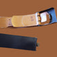 POST WAR WEST GERMAN ARMY BW LEATHER BELT + BUCKLE SIZE LARGE 110CM 42" INCHES