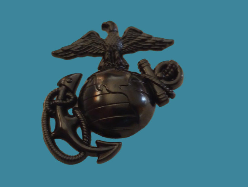 U.S MILITARY MARINE CORPS EGA HAT LAPEL PIN USMC EAGLE GLOBE AND ANCHO ...