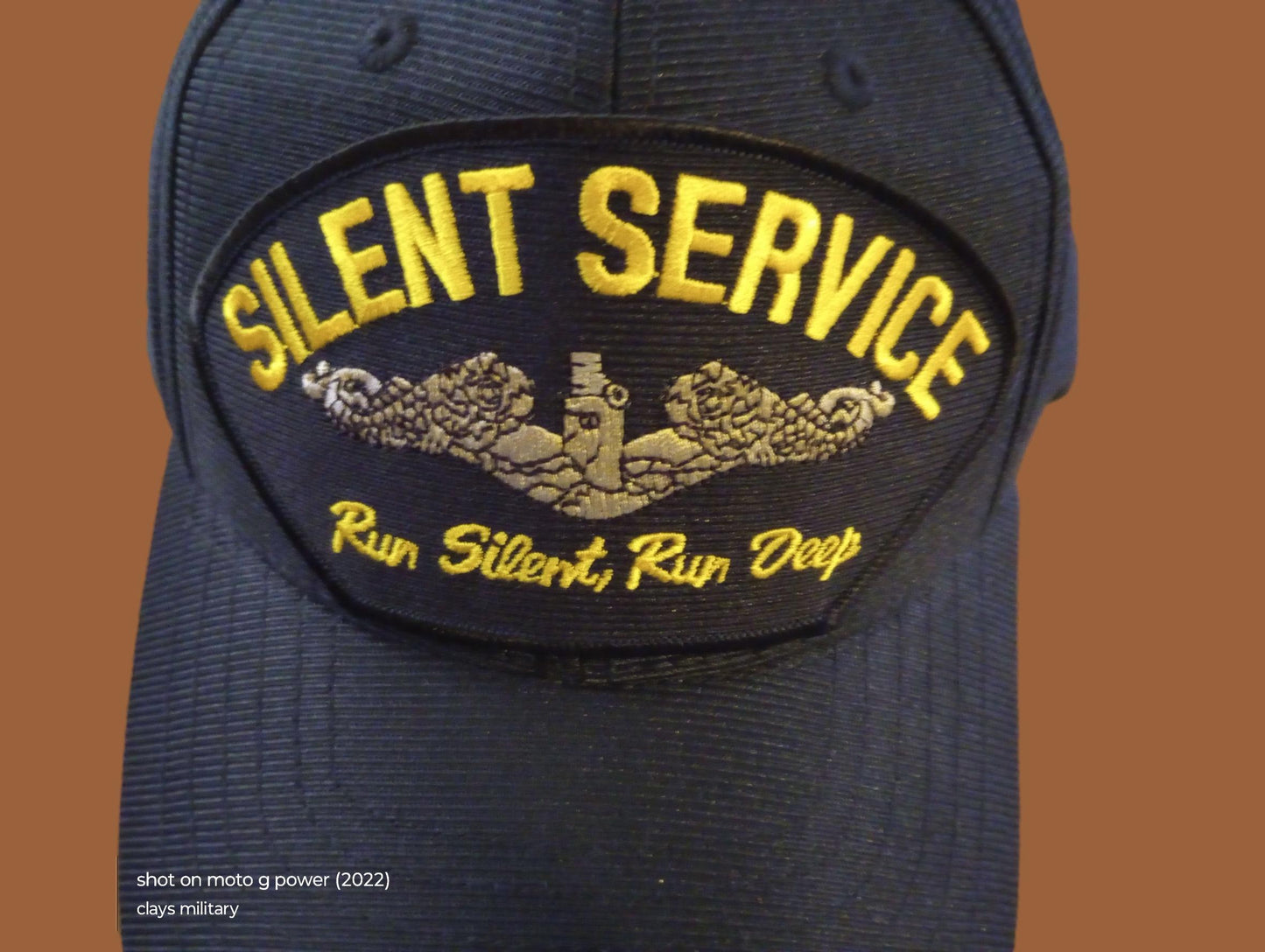 U.S NAVY SUBMARINE SILENT SERVICE RUN SILENT RUN DEEP HAT U.S MILITARY OFFICIAL