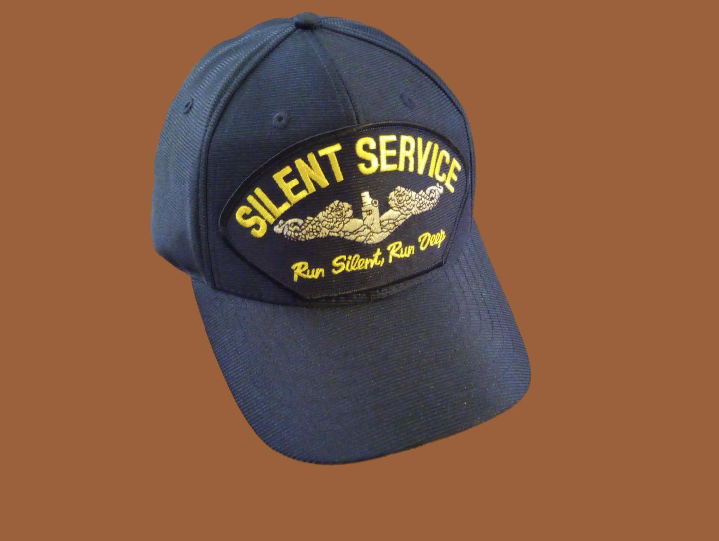 U.S NAVY SUBMARINE SILENT SERVICE RUN SILENT RUN DEEP HAT U.S MILITARY OFFICIAL