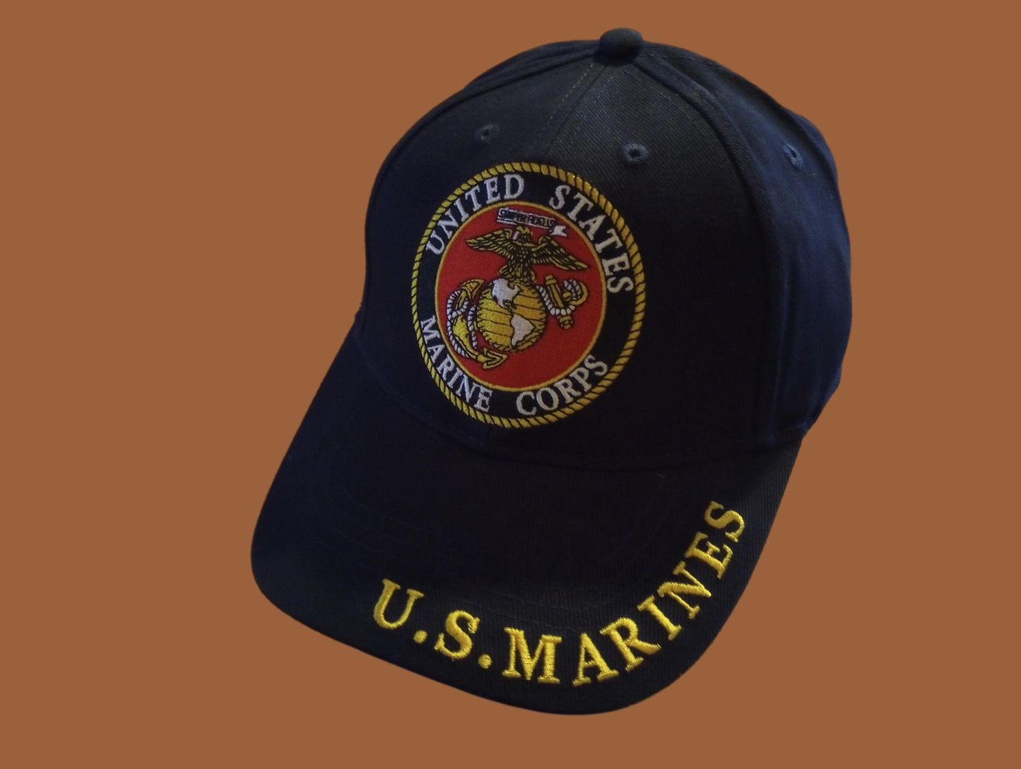 NEW U.S MILITARY MARINE CORPS EMBROIDERED BLUE HAT CAP OFFICIAL LICENSED HATS