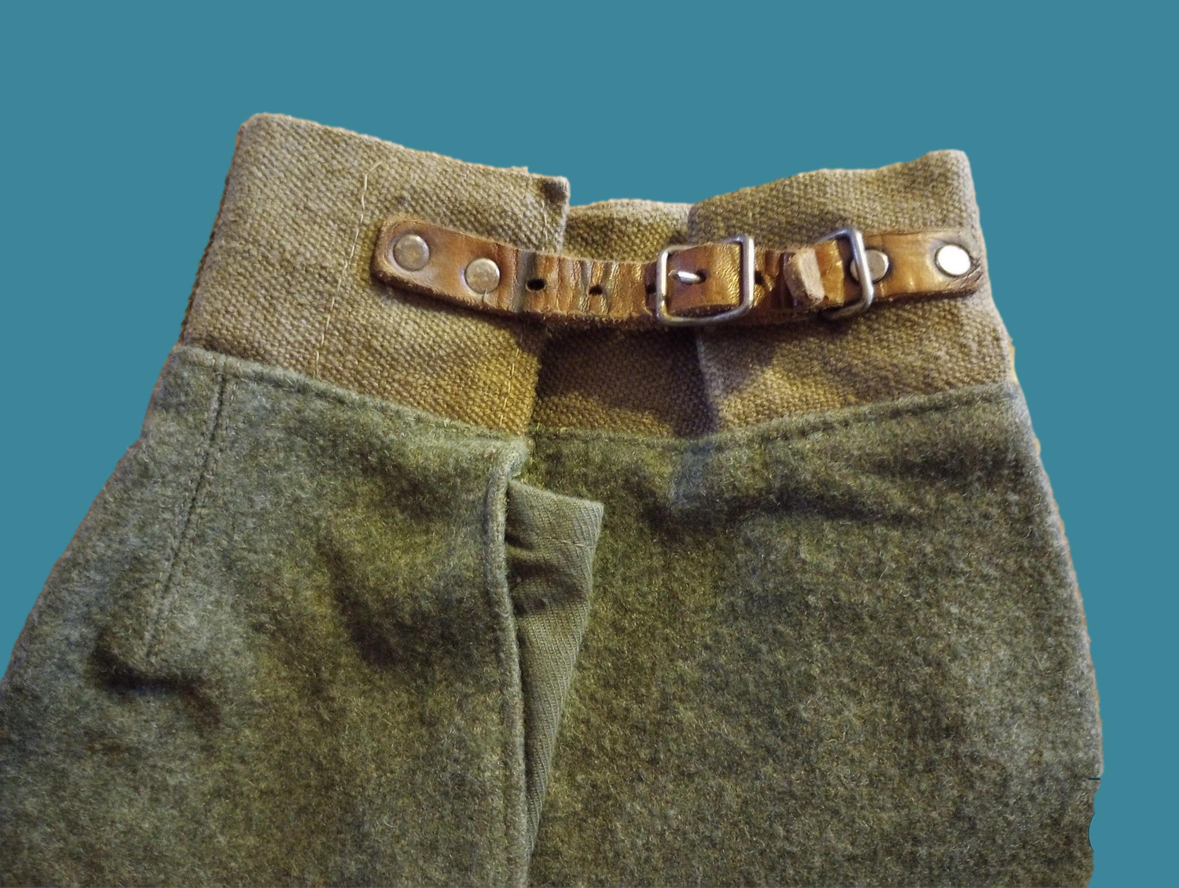 SWEDISH WWII MILITARY WOOL PANTS 30