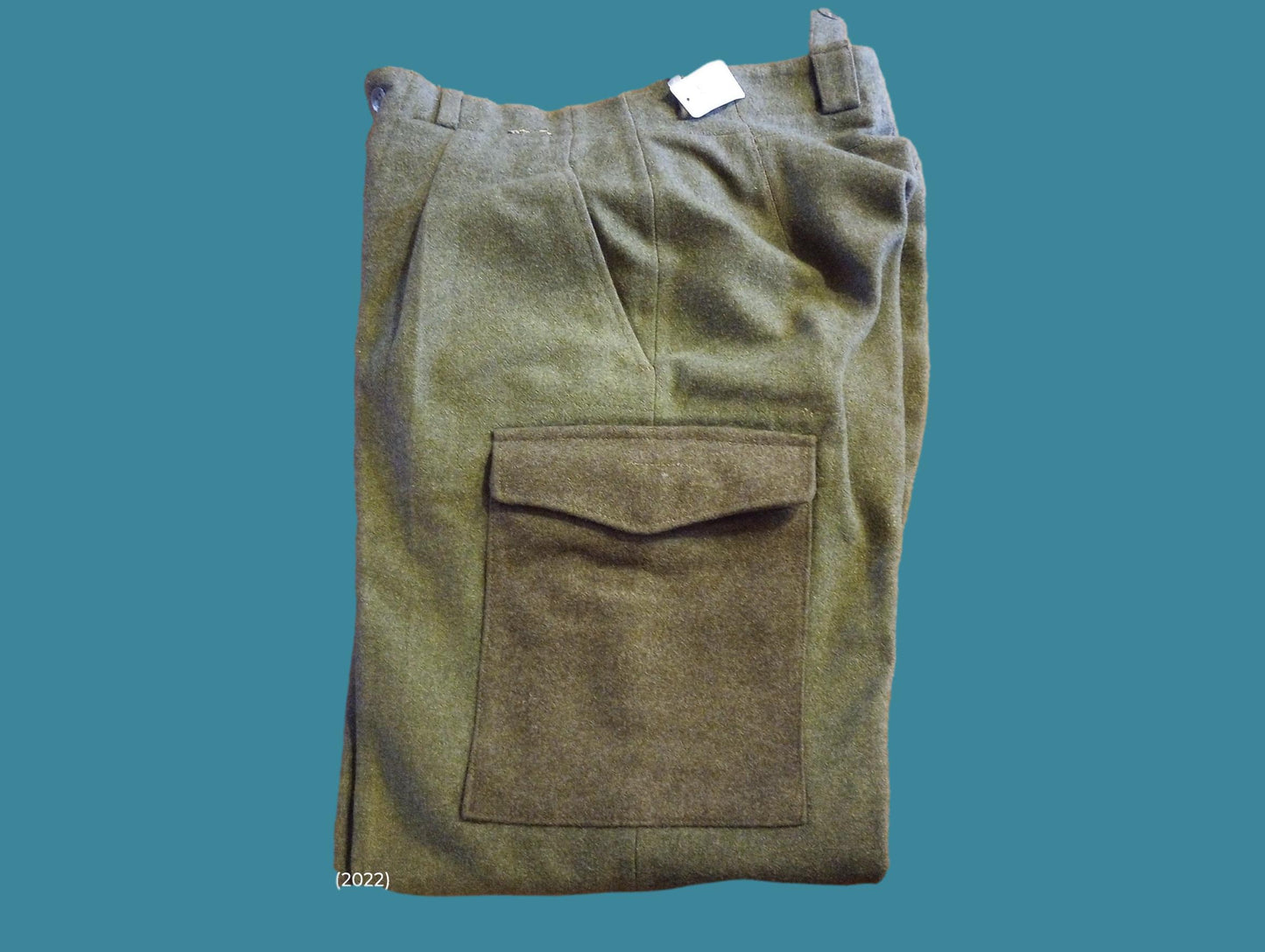 SWEDISH WWII MILITARY WOOL PANTS 30"X 30" NEW OLD STOCK