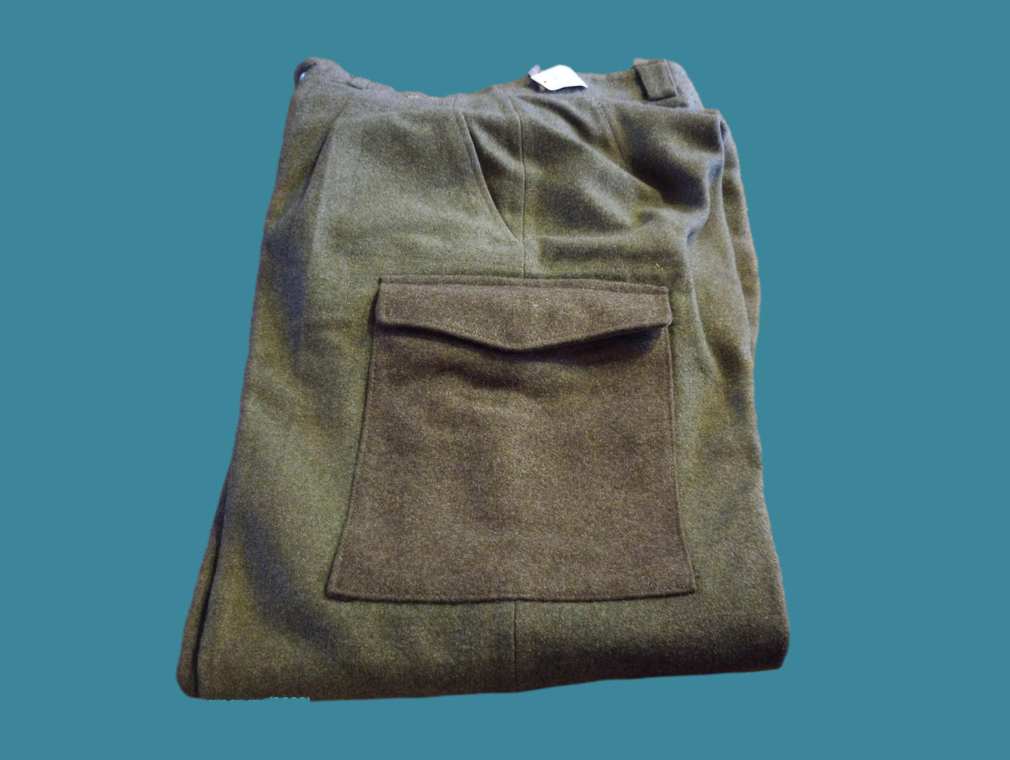 SWEDISH WWII MILITARY WOOL PANTS 30"X 30" NEW OLD STOCK