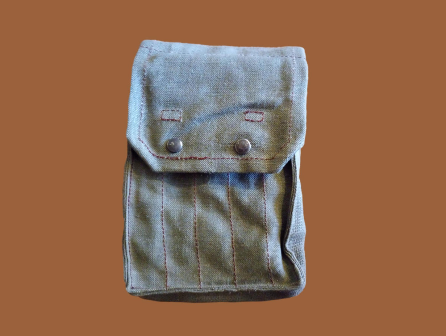 French military mat rifle magazine pouch 5 cell ammo shoulder bag genuine