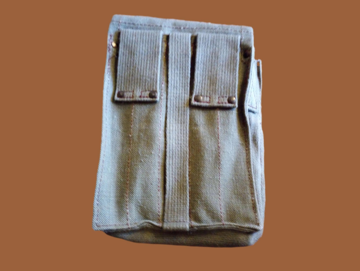 French military mat rifle magazine pouch 5 cell ammo shoulder bag genuine