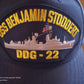 USS BENJAMIN STODDERT DDG-22 NAVY SHIP HAT U.S MILITARY OFFICIAL BALL CAP U.S.A