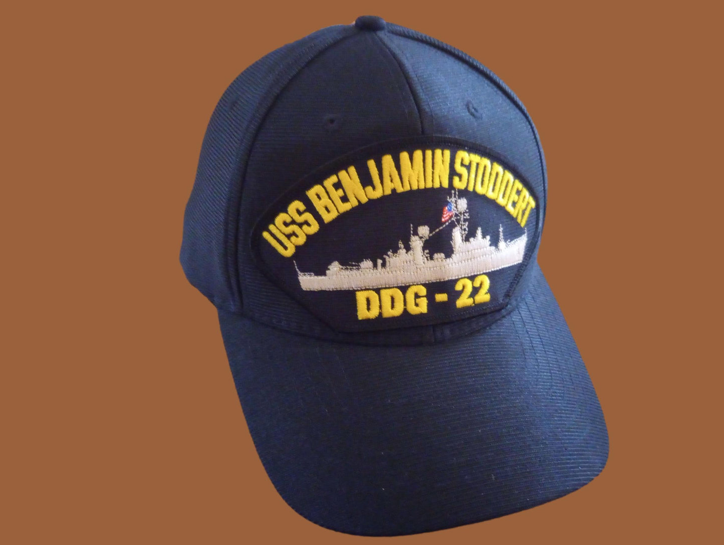 USS BENJAMIN STODDERT DDG-22 NAVY SHIP HAT U.S MILITARY OFFICIAL BALL CAP U.S.A