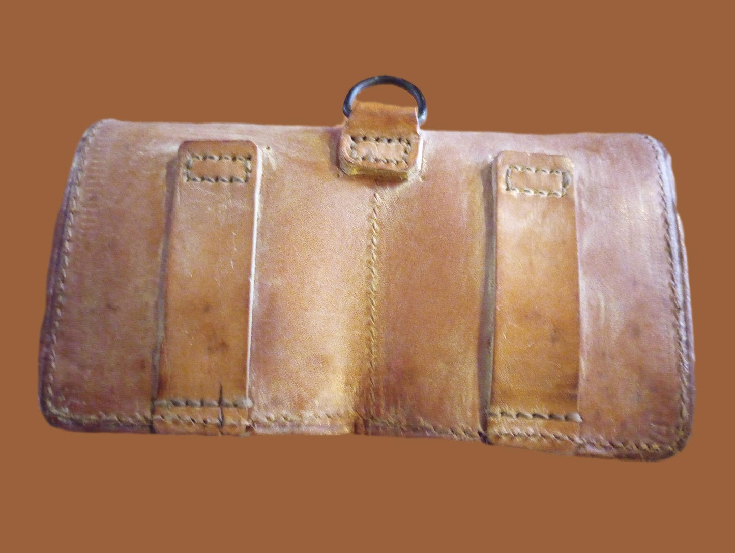 FRENCH MILITARY MAS AMMUNITION MAGAZINE AMMO POUCH LEATHER VINTAGE