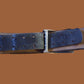 EAST GERMAN ARMY LEATHER BELT & BUCKLE VINTAGE COLD WAR GERMAN MILITARY SURPLUS