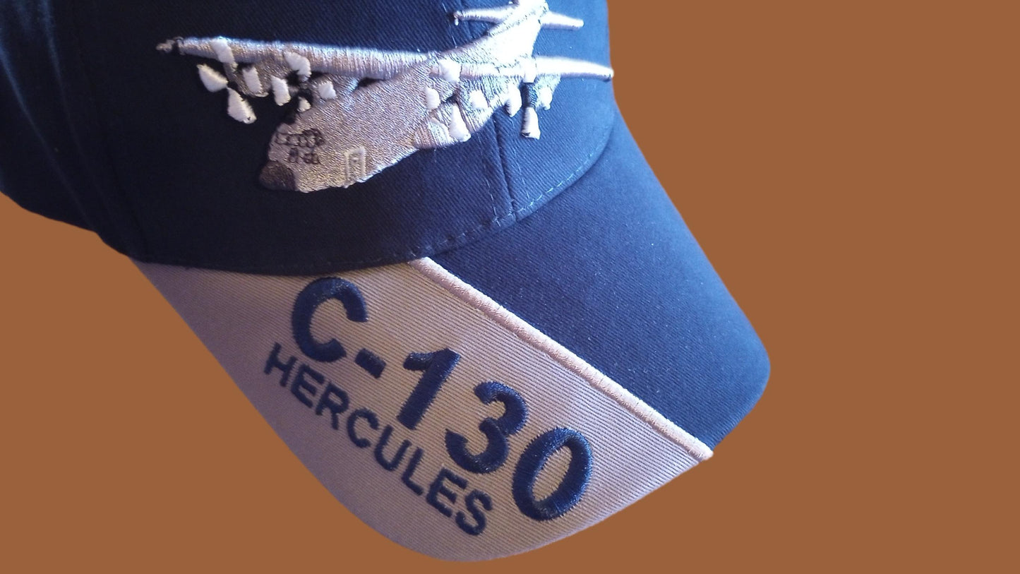 AIR FORCE C-130 HERCULES HAT EMBROIDERED U.S MILITARY BALL CAP