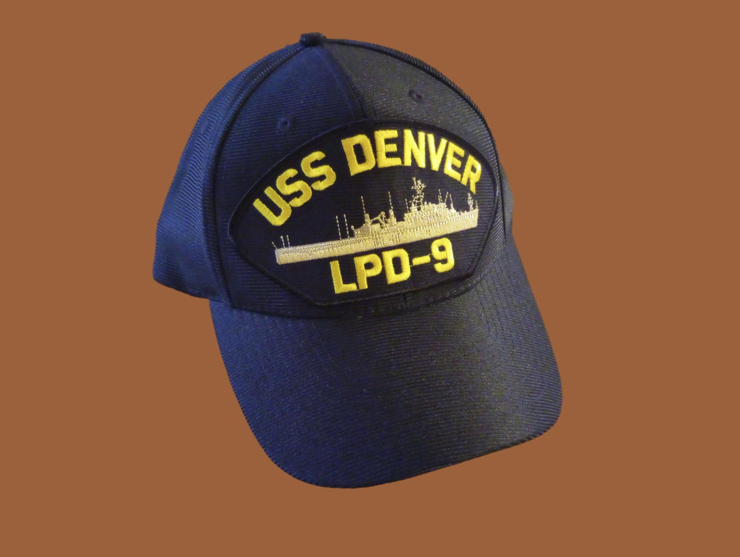 USS DENVER LPD-9 NAVY SHIP HAT U.S MILITARY OFFICIAL BALL CAP U.S.A MADE