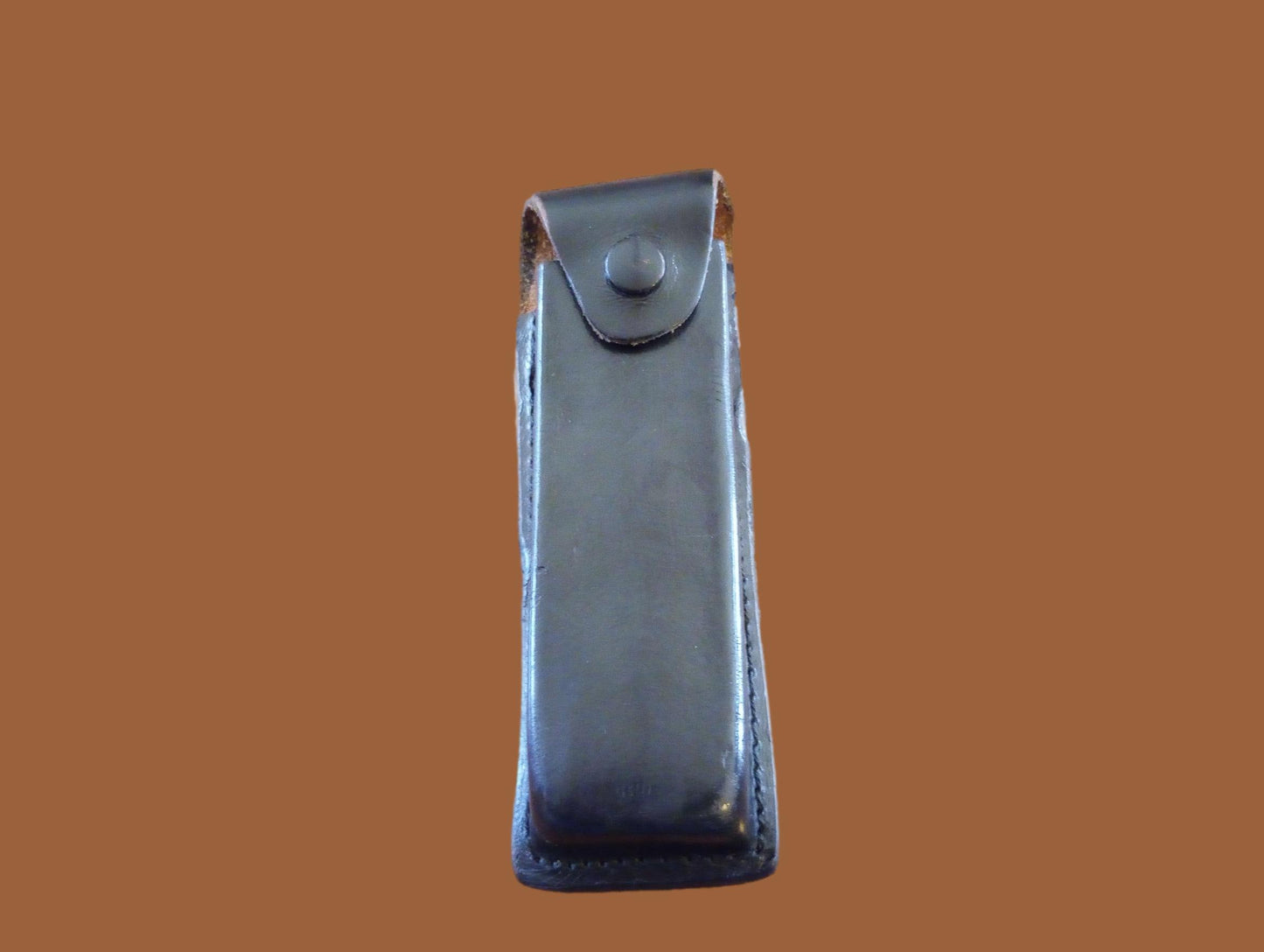 German Walther Magazine Pouch P-38 Black Leather P-5 Police 9 mm 8 Round Genuine