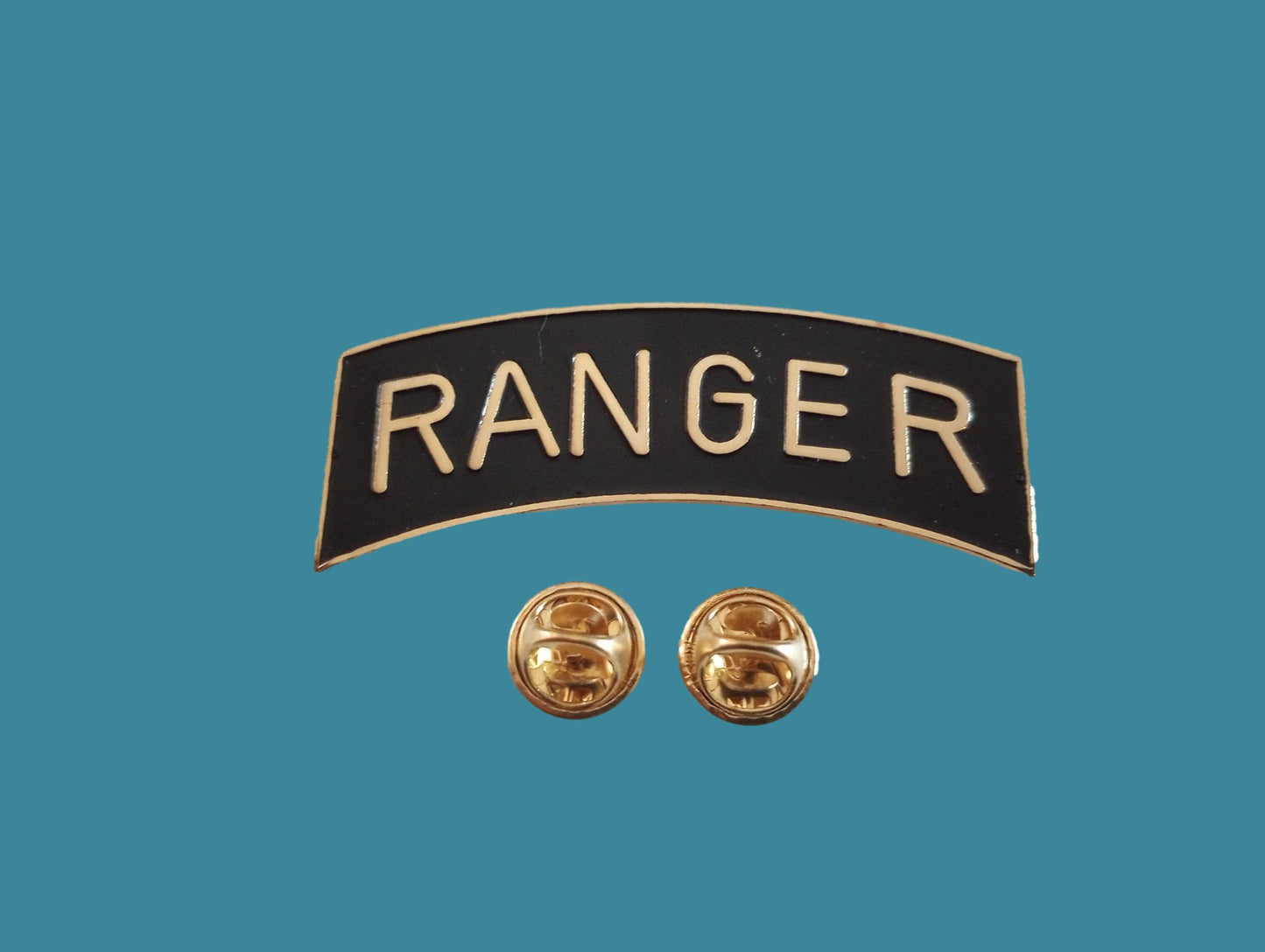 U.S ARMY OVERSIZED RANGER ROCKER BADGE RANGERS HAT LAPEL PIN