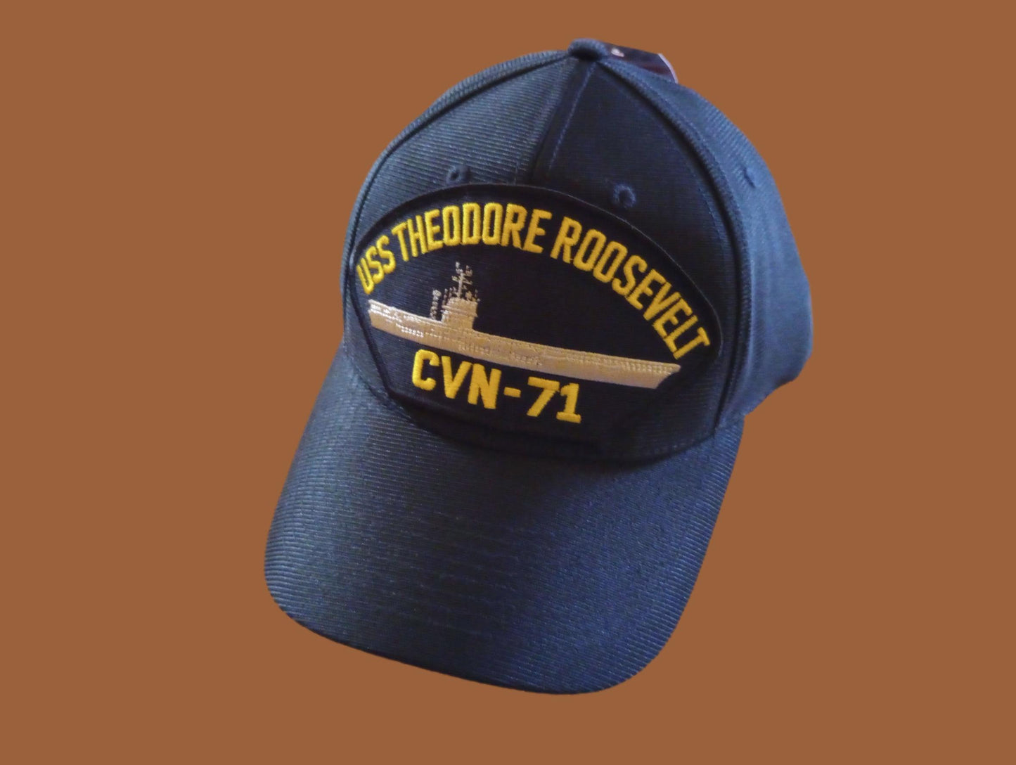 USS THEODORE ROOSEVELT CVN 71 NAVY SHIP HAT U.S MILITARY OFFICIAL BALL CAP USA