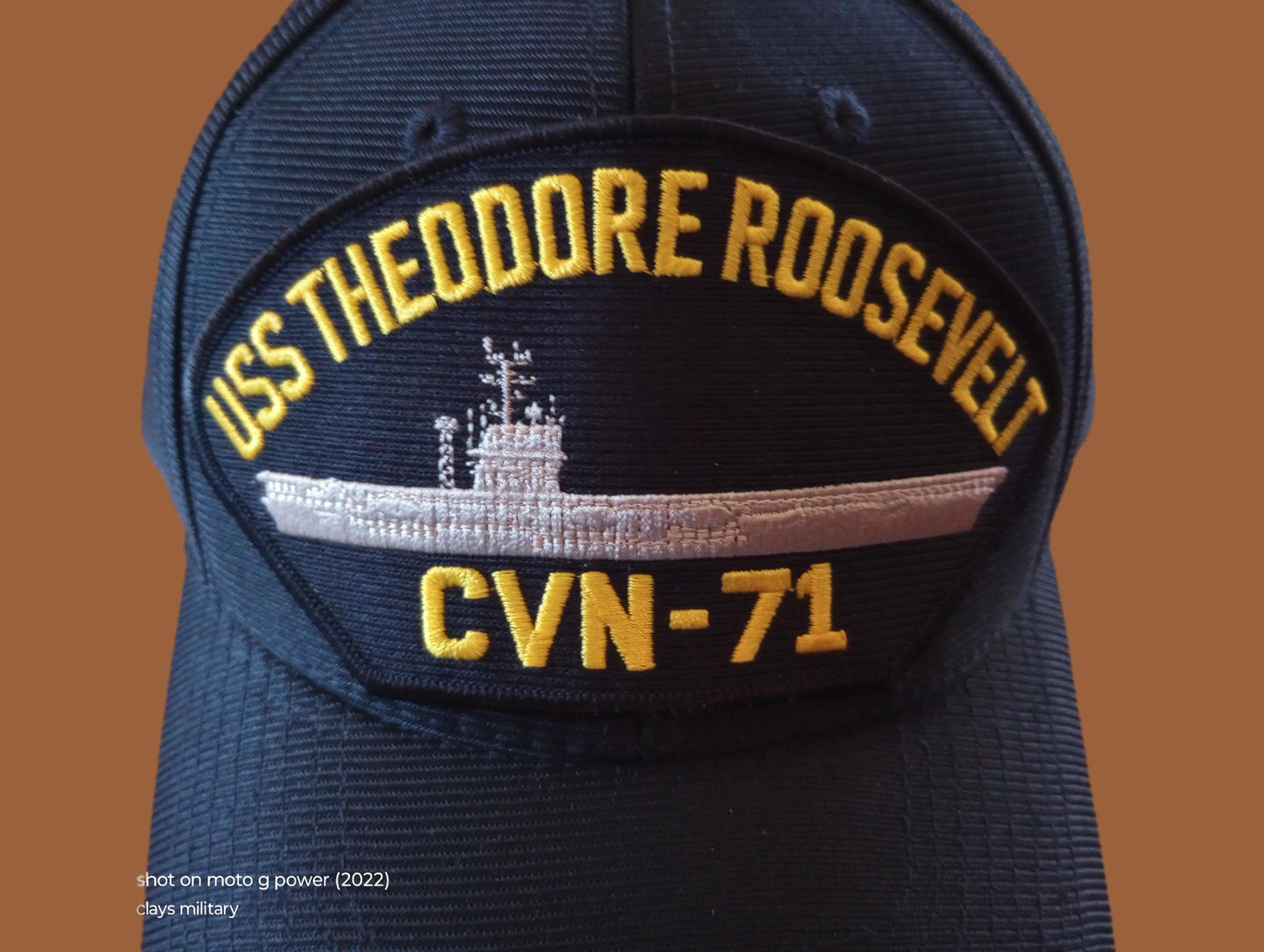 USS THEODORE ROOSEVELT CVN 71 NAVY SHIP HAT U.S MILITARY OFFICIAL BALL CAP USA