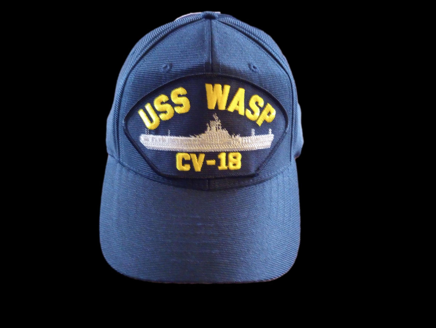 USS WASP CV-18 U.S NAVY SHIP HAT U.S MILITARY OFFICIAL BALL CAP U.S.A MADE