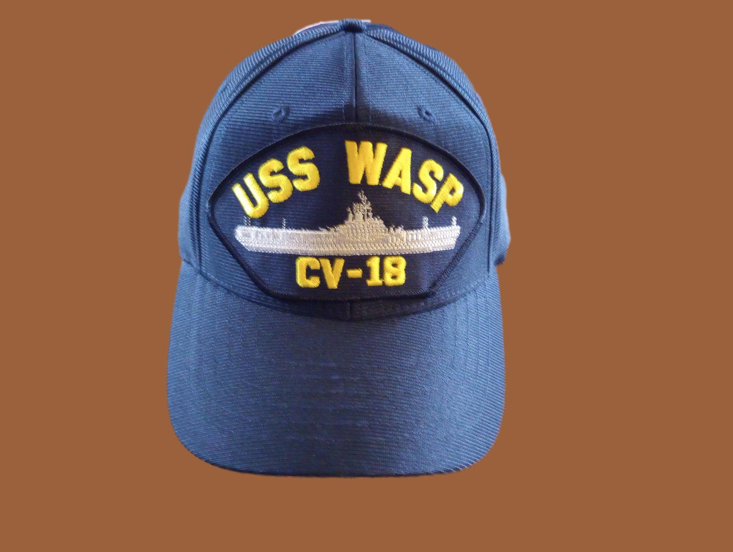 USS WASP CV-18 U.S NAVY SHIP HAT U.S MILITARY OFFICIAL BALL CAP U.S.A MADE