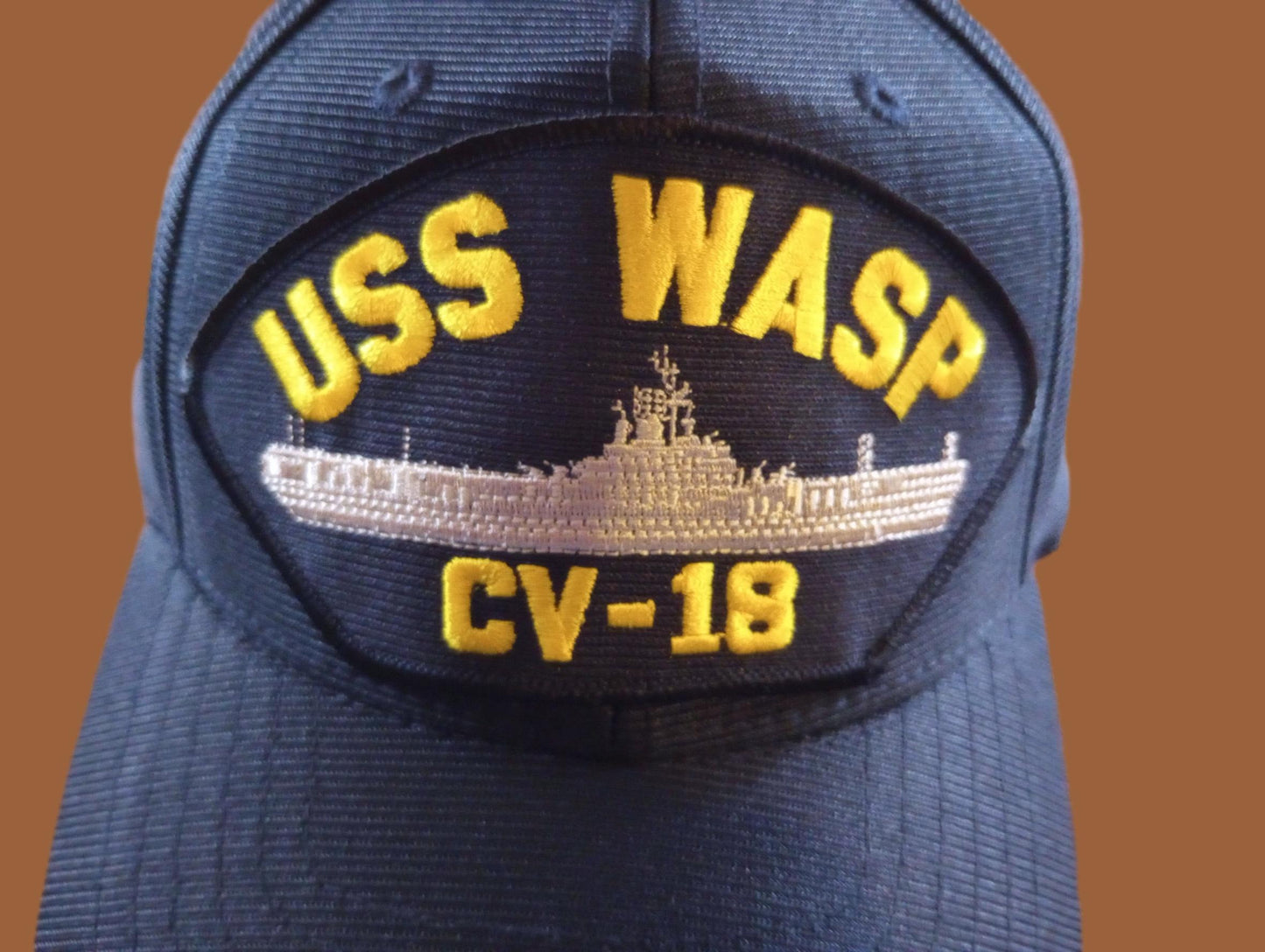 USS WASP CV-18 U.S NAVY SHIP HAT U.S MILITARY OFFICIAL BALL CAP U.S.A MADE