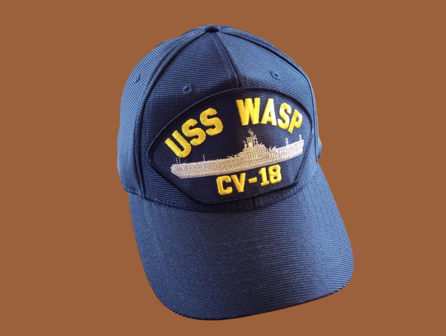 USS WASP CV-18 U.S NAVY SHIP HAT U.S MILITARY OFFICIAL BALL CAP U.S.A MADE