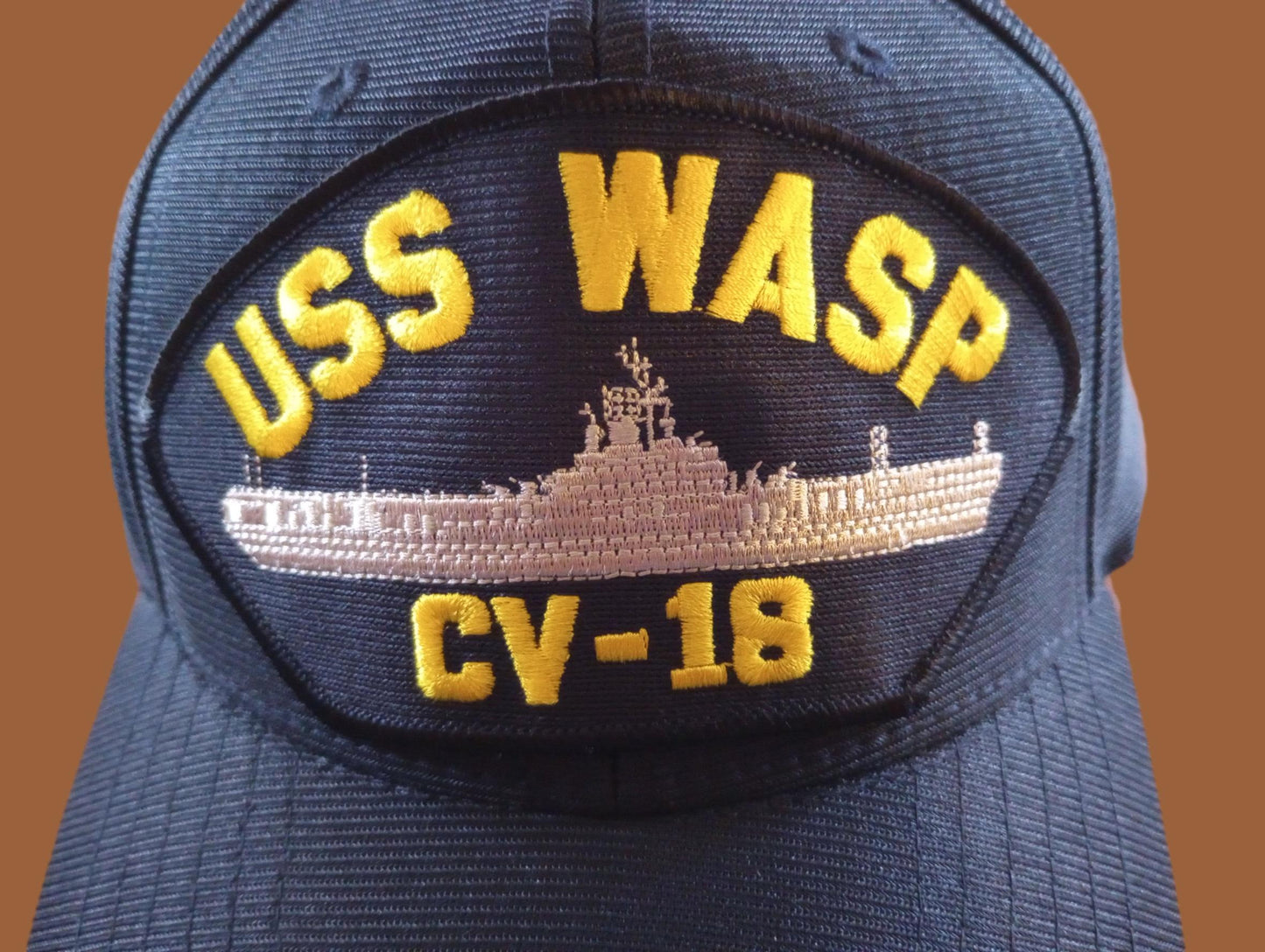 USS WASP CV-18 U.S NAVY SHIP HAT U.S MILITARY OFFICIAL BALL CAP U.S.A MADE