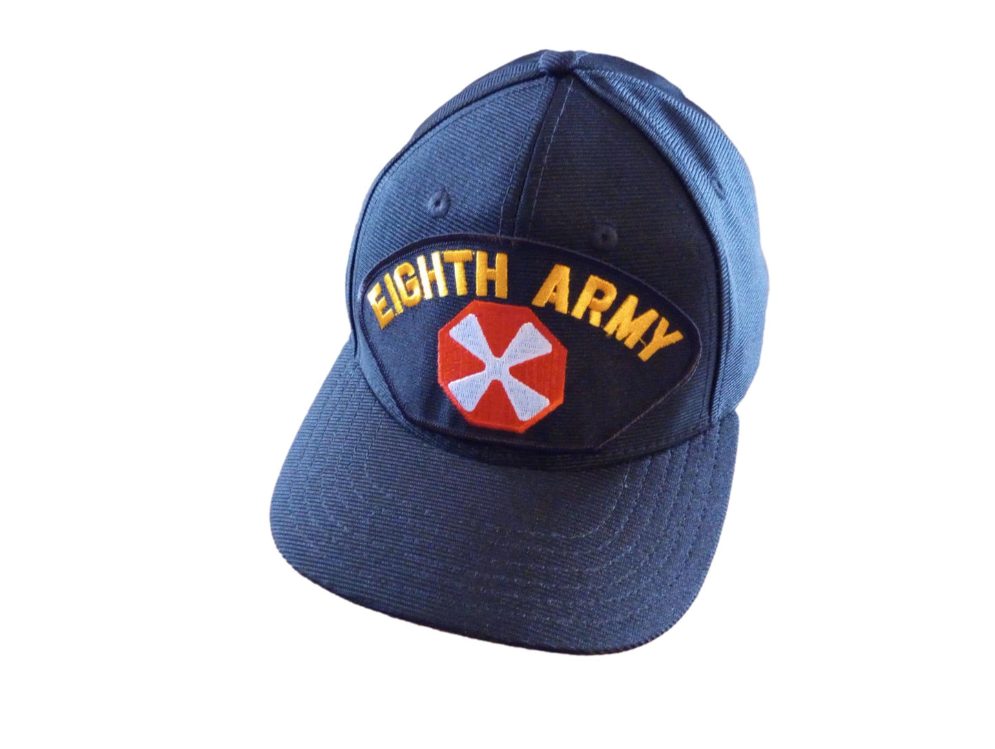 U.S MILITARY EIGHTH 8TH ARMY HAT U.S MILITARY OFFICIAL BALL CAP U.S.A MADE