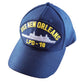 USS NEW ORLEANS LPD-18 NAVY SHIP HAT U.S MILITARY OFFICIAL BALL CAP U.S.A MADE