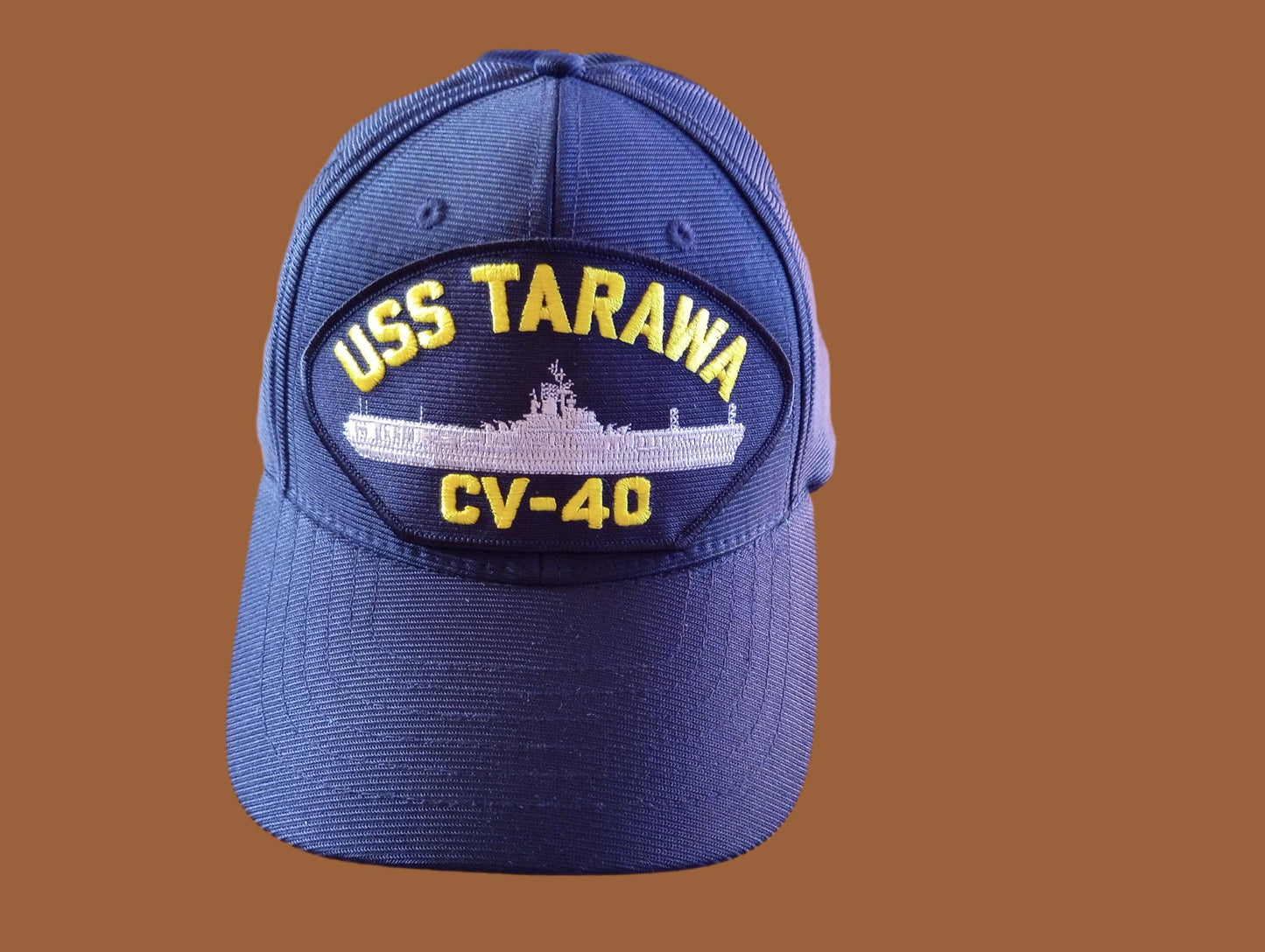 USS TARAWA CV-40 U.S NAVY SHIP HAT U.S MILITARY OFFICIAL BALL CAP U.S.A MADE