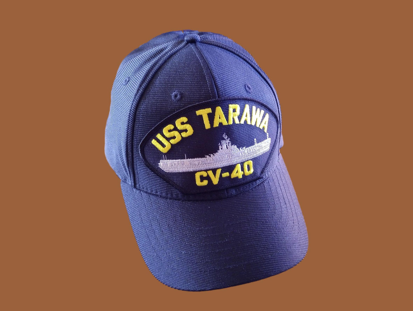 USS TARAWA CV-40 U.S NAVY SHIP HAT U.S MILITARY OFFICIAL BALL CAP U.S.A MADE